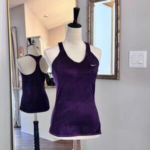 Nike Dri-FIT Racerback Training Tank | Purple | Size Small